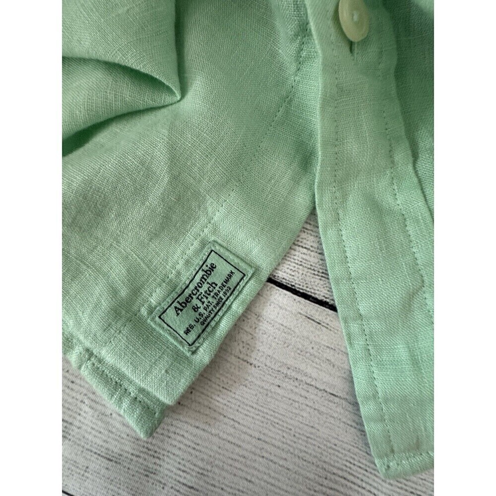 NEW ABERCROMBIE AND FITCH MINT COLOR SHIRT MENS SIZE Small NWT - Picture 10 of 11